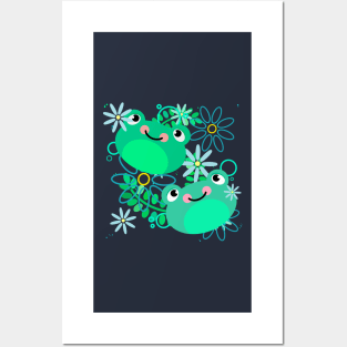 Frog Friends Posters and Art